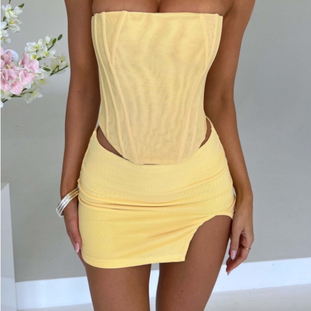 BABYBOO (S) Cami Corset & (M) Alina Mini Skirt
